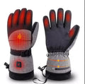 3 Heating Levels Heated Gloves Rechargeable Electric Heating Gloves Fleece Lined Winter Outdoor Hand Warmers for Skiing Hunting