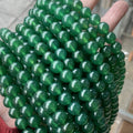 6mm 8mm Natural Stone Beads Polished Round Genuine Beading Gemstone Hole Di Loose Stone Beads Green Agate for Jewelry Making