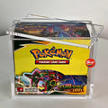 SHP  Acrylic Pokemon Version 1 WOTC Fossil Booster Box 36 Pack  New Sealed US 004 Display English Booster Box Case
