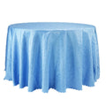 Solid Color Simple Single Hook Jacquard Round Tablecloth for Wedding Celebration Ceremony Banquet Polyester Tablecloth