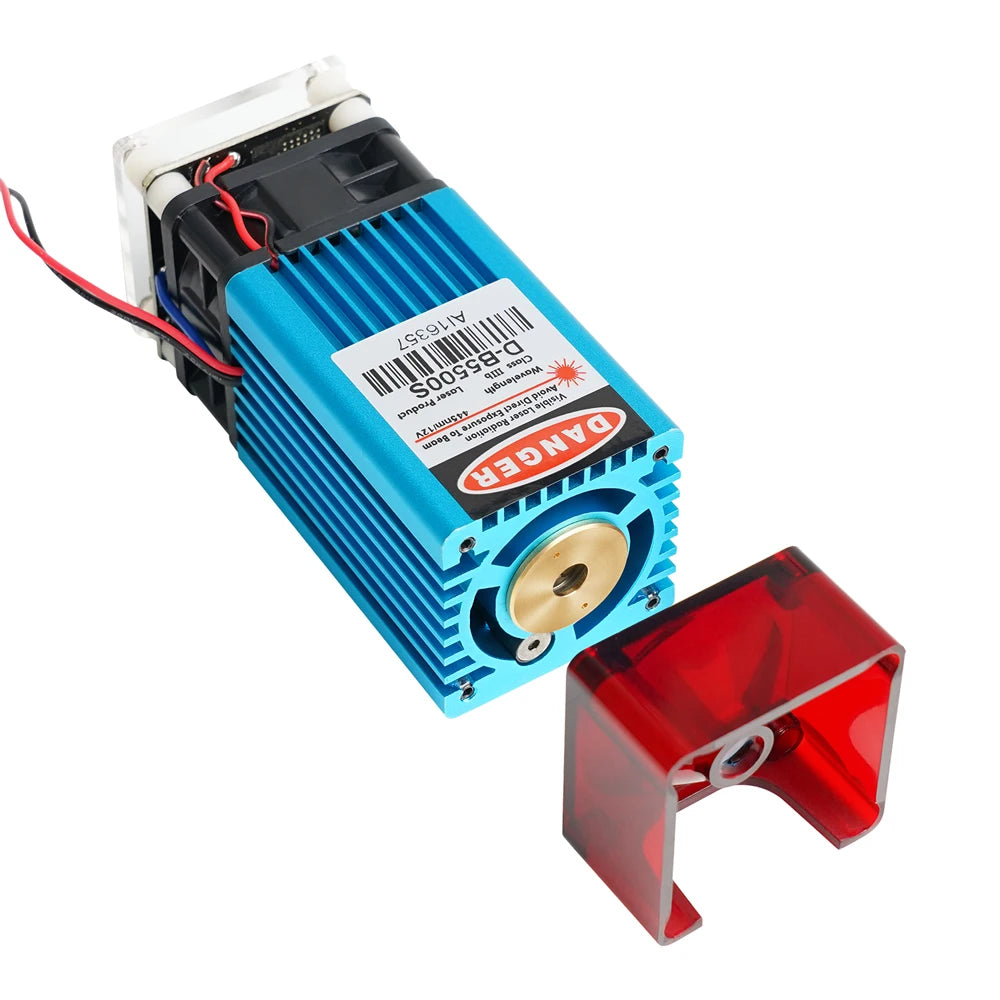 TWOTREES LD+FAC Fixed Focus Laser 5.5W 450nm Continuous Laser Fast High Precision Diode Cut Engraver 40W Laser Head Module