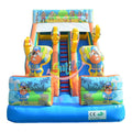 Pirate Commercial Outdoor Castle Inflatable Dry Slide Pirate Inflatable Slide for Sale