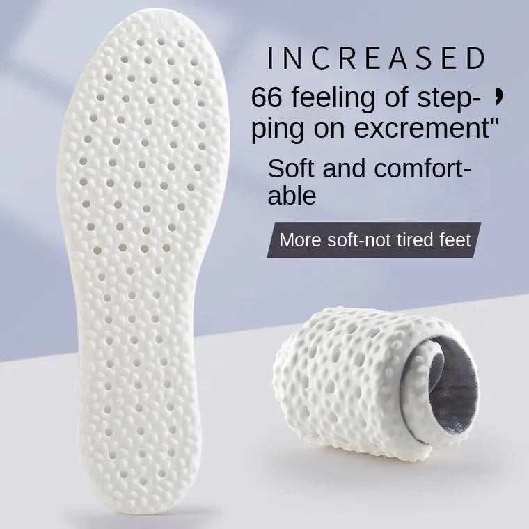 Honeycomb PU Insoles with Ultra Soft Cushion Anti-Odor Moisture Wicking for Sports Hiking & Daily Comfort