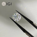 Starsgem 0.3ct 0.5ct Diamant International IGI Certificate Wholesale Round Brilliant Cut HPHT Synthetic Lab Grown Diamond