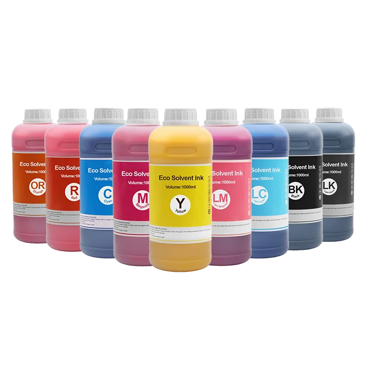 4 Colours Light Magenta Cyan Ecosolvent Eco Solvent Ink for Roland Vs-640I Vs640 Ra640 Sp 300V Vp540I Soljet Pro Iii Xj-640