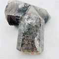 Natural Green Ghost Crystal Point Phantom Quartz Crystal Wand for Sale