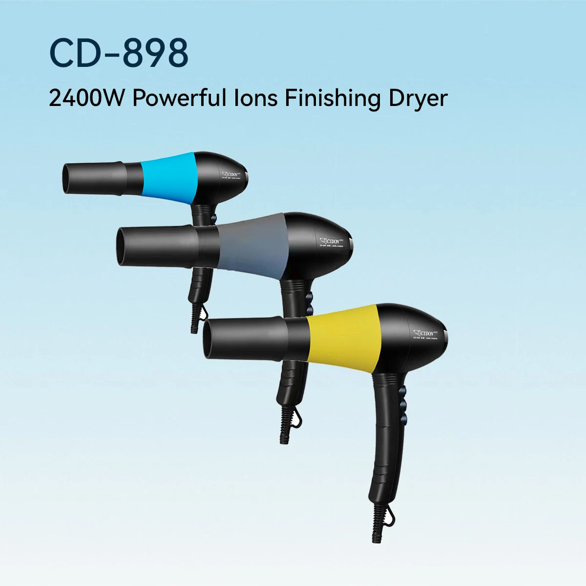 Powerful 2400W CIDON CD-898 Handheld Pet Grooming Dryer