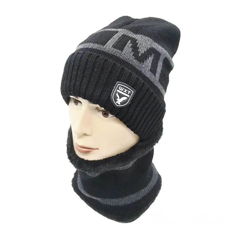 Manufacturers Slouchy All Over Printed Custom Logo Knitted Hats  Hot Selling Winter Embroidery Stripe Beanies Caps for Men Women