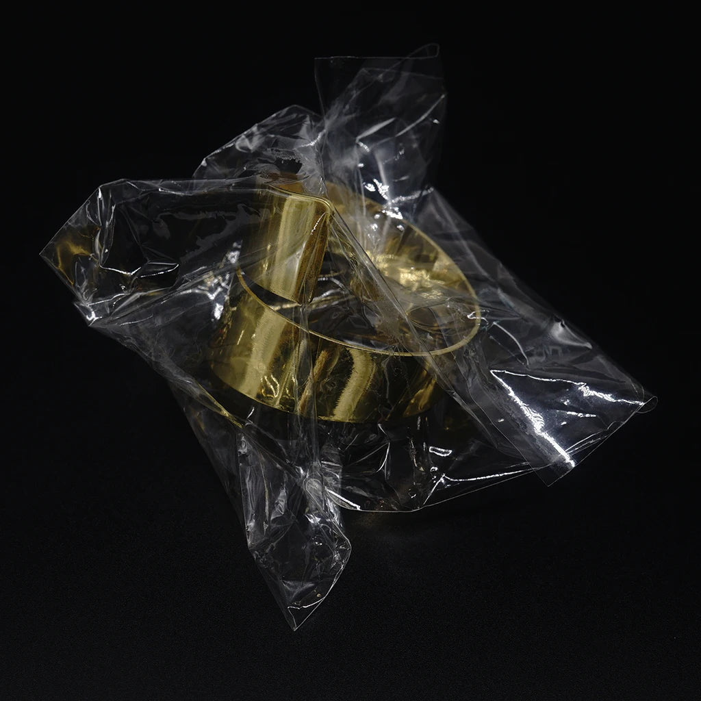 Cheap Aluminum Alloy Mirrored Napkin Rings Holder Round Gold Rope Design for Wedding and Party Table Decorations