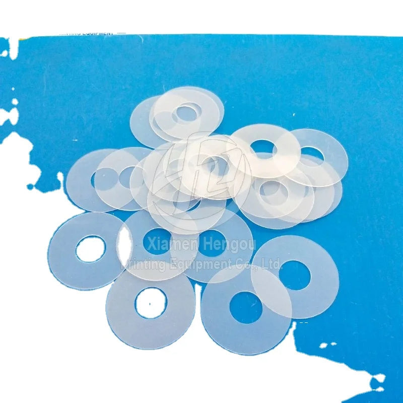 38X13X0.5mm White Rubber Sucker Hengou Offset Printing Machine Spare Parts