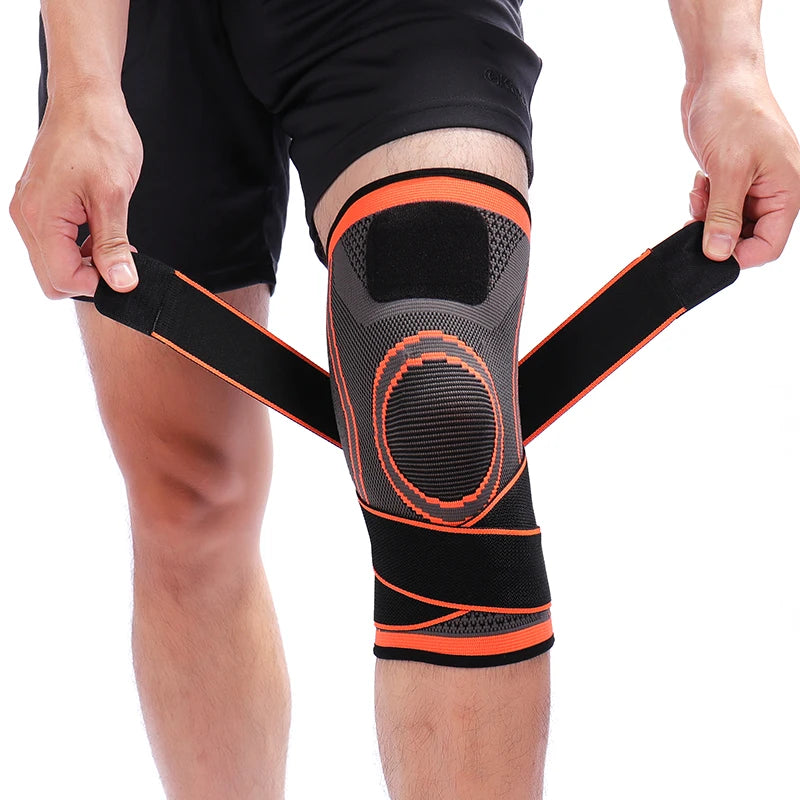 High Quality Motorcycle Volleyball Strap Compression Support Adjustable Knee Pad Knee Brace