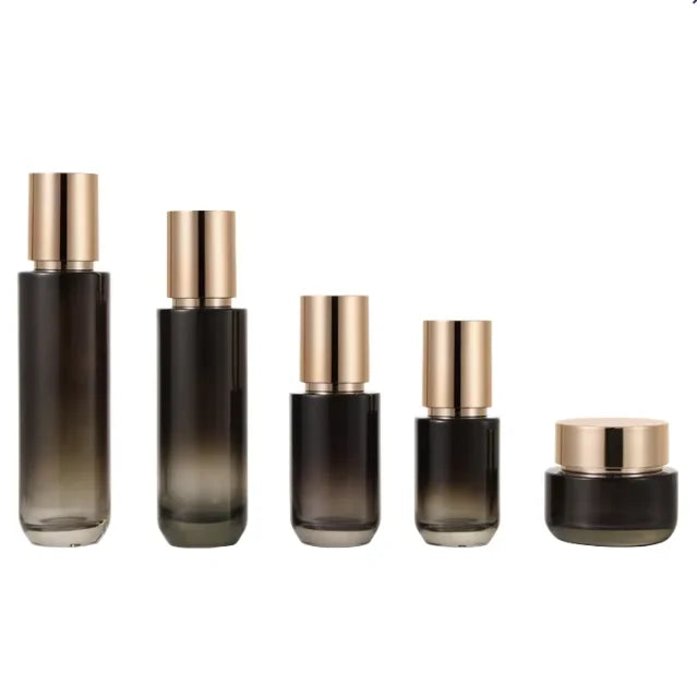 Hot Sale Premium Glass Cream Jars with Screw Cap 30G 50G 40ML 100ML 120ML Lotion Set MegaBDM
