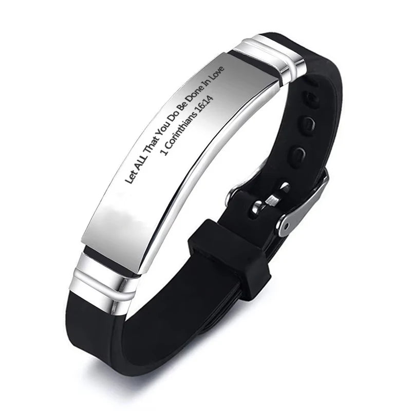 Hot Sale Religious Style Stainless Steel Cross Bracelet for Women and Men for Anniversary Prayer and Bible Study