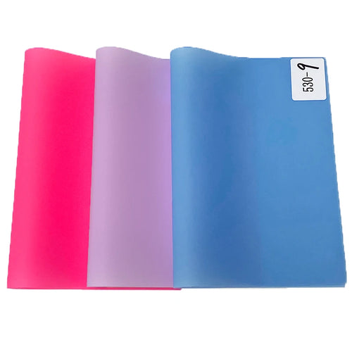 0.5MM Solid Plain Design Colored PVC Jelly Vinyl Rolls Sheets Soft Film Fabric for Making Shoe/Bag/crafts