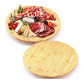 GHP New Modern Design Kitchen Heat Resistant Bamboo Wood Rotating Lazy Susan Turntable for Dining Table