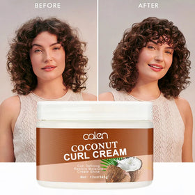 Coconut Curling Perfection Curl Defining Cream Hair Smoothing Anti Frizz Cream Define All Curl Types Hair Textures