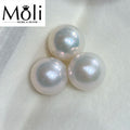 Nice Quality Natural Round Shape Big Size 11-12mm White Color Freshwater Loose Pearl for DIY Earring Pendant Jewelry
