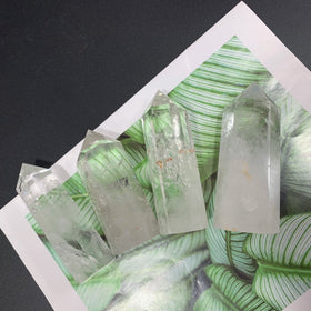 Natural Factory Price Chakra clear Quartz Tower Single Point Crystal for Decoration