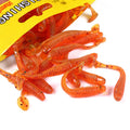 Hot Sale  50pcs/bag Soft Bait with Paddle Tail Soft Plastic Lure
