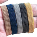 Wholesale Luxury Handmade Elastic Stretch Mesh Bracelet Springy Stainless Steel Tennis Bracelet
