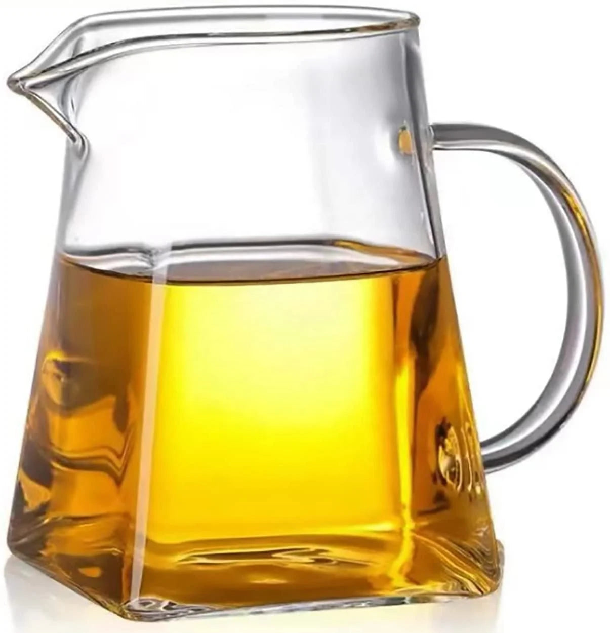 Heat Resistant Borosilicate Glass Pitcher Carafe Jug with Handle for Coffee Tea 550ml Stocked Travel Ready Microwave Safe