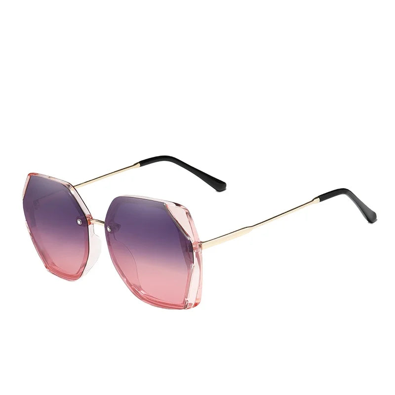 KINGSEVEN Women's Glasses Luxury Brand Sunglasses Gradient Polarized Lens Round Sun Glasses Butterfly Oculos Feminino N-7819