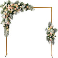 New Square Metal Balloon Wedding Arch Stand Kit Garden Arbor Frame Background Stand for Ceremonies Party Supplies