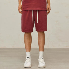 Custom Silk Screen Printing Sweat Shorts Men Wholesale Comfortable Cotton Gym Shorts for Men Fleece Jogger Shorts