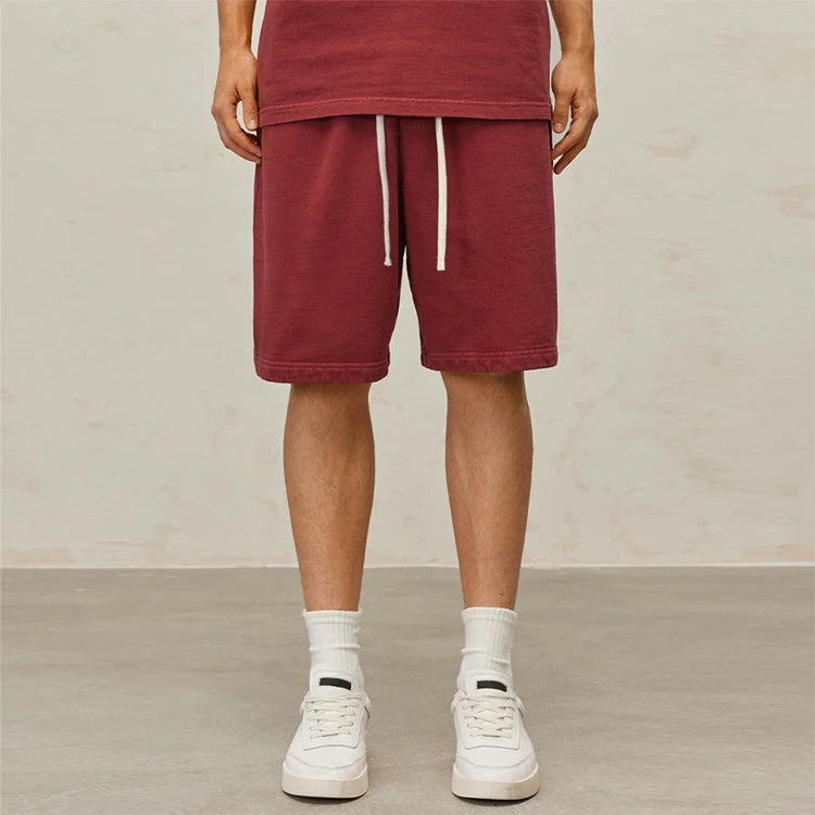 Custom Silk Screen Printing Sweat Shorts Men Wholesale Comfortable Cotton Gym Shorts for Men Fleece Jogger Shorts