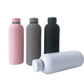 Rubber Paint 304 Stainless Steel Vacuum Insulated Sports Water Bottle - Small Mouth Thermos Tumbler Double Wall