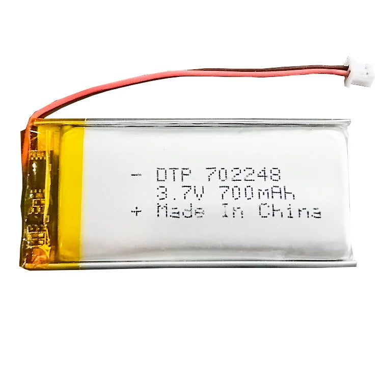 702248 3.7V Lipo Battery 700mAh Rechargeable Lithium Polymer Battery Pack for Electronic Device