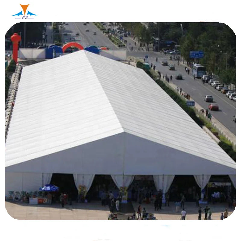 Guangzhou Aluminium Fire Retardant Wedding Tent Luxury 1000 People Pvc 500 Seater Church Tent