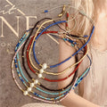 SC Hot Selling Woven Adjustable Bracelet Summer Pearl Beads String Bracelet Handmade Braided Bracelet Jewelry for Women