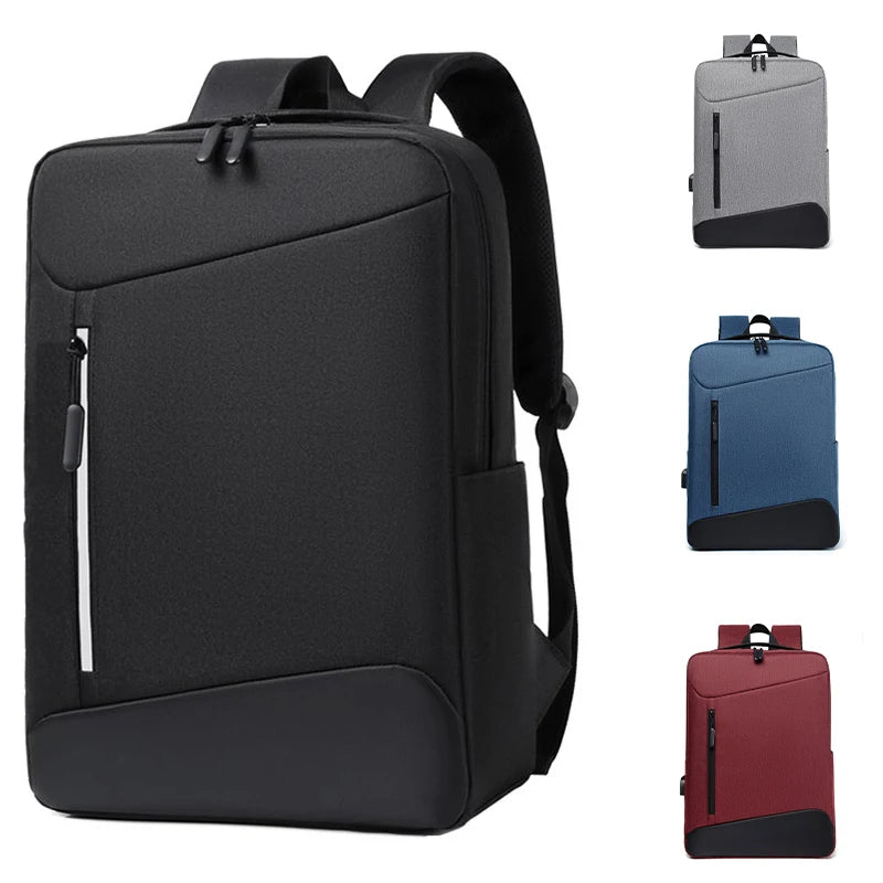 Custom LOGO Fashion Teenager Waterproof College School Bag Business Men Multifunctional Travel USB Laptop Backpack