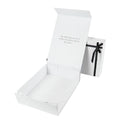 Crown Win Folding Corrugated Shipping Mailing Boxes White and Gold Foldable Magnetic Gift Rigid Box Boite Carton Bag Paper Boxes