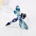 Wholesales Fashion Dragonfly Animal Brooches Insect Brooch Pin Alloy Rhinestones Pearl Brooch Jewelry Clothing Accessories