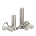 M1.6M2M2.5M3M4 DIN 963 Stainless Steel Flat Slotted Countersunk Head Screw Flat Head Slotted Machine Screws