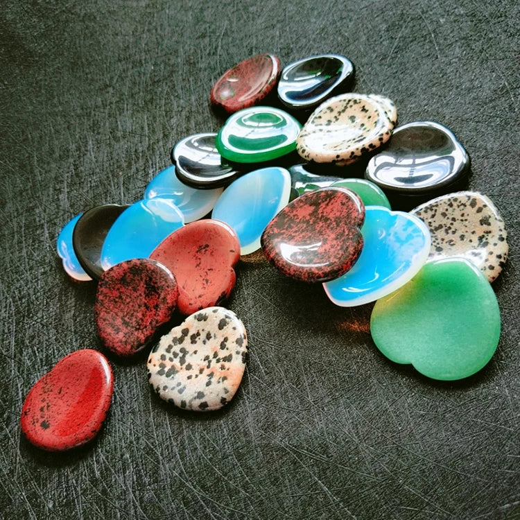 Diy Natural Crystal Mixed Worry Stone Gemstone Thumb Stones Best Crystals Product Supplier