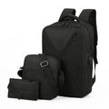 Wholesale Waterproof Travel Large Multifunction Fashionable 3sets Laptop Bags Backpack for Women and Men