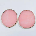 DIY Premium Quality Amethyst Coaster Wholesale Price Colorful Coaster Slices Natural Sliced Rose Quartz Coaster Crafts
