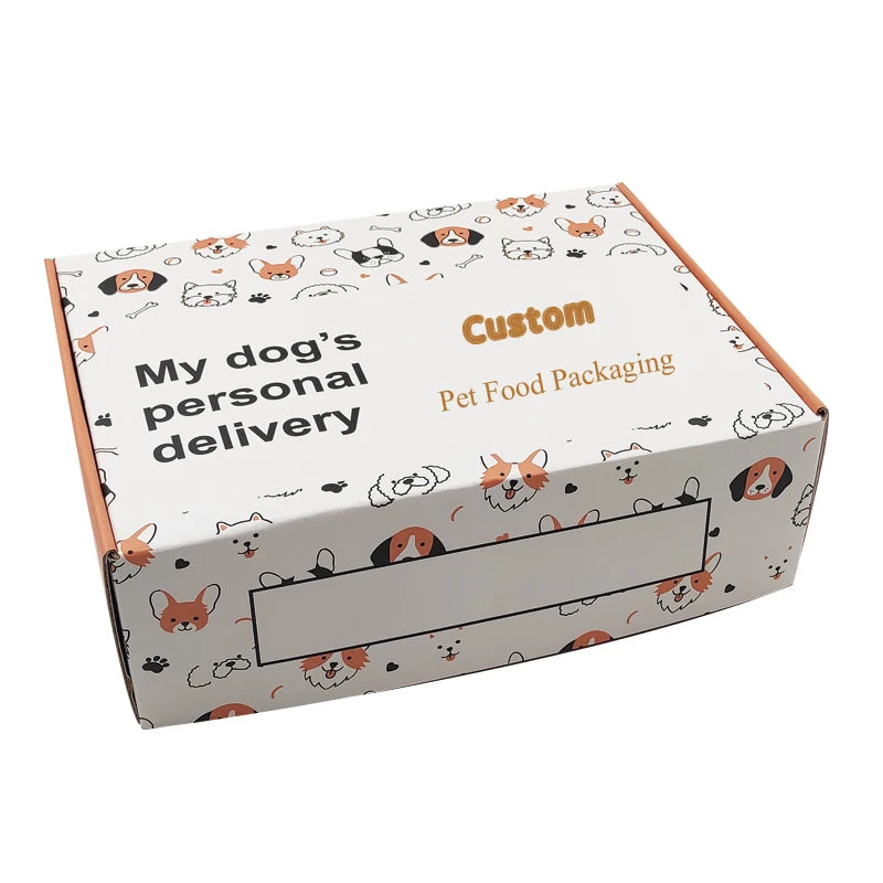 Wholesale Fast Delivery High Quality Customization Pet Food Packaging Shipping Boxes Corrugated Dog Food Packaging