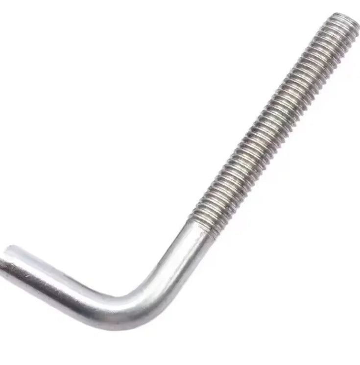 YPH HIGH QUALITY ANCHOR BOLTS SCREW L BOLTS J BOLT M24 j Bolt Price j Bolts with Nut and Washer