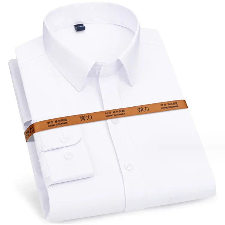Wholesale Business Leisure Office Men's Long Sleeve Shirt