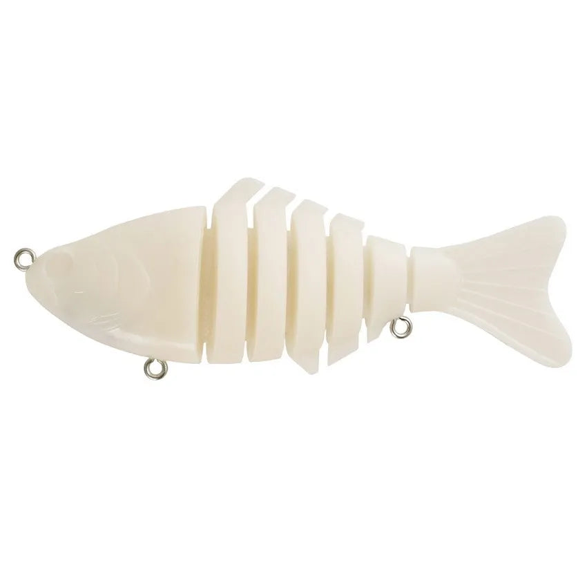 Top Right LB301 96mm14g Unpainted Blank Lures Lure Bodies 7-Segments Hard Swimbait Unpainted Fishing Lure