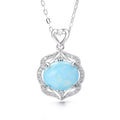 Fashion Pendant Silver Necklace Australian Jewelry Gemstone