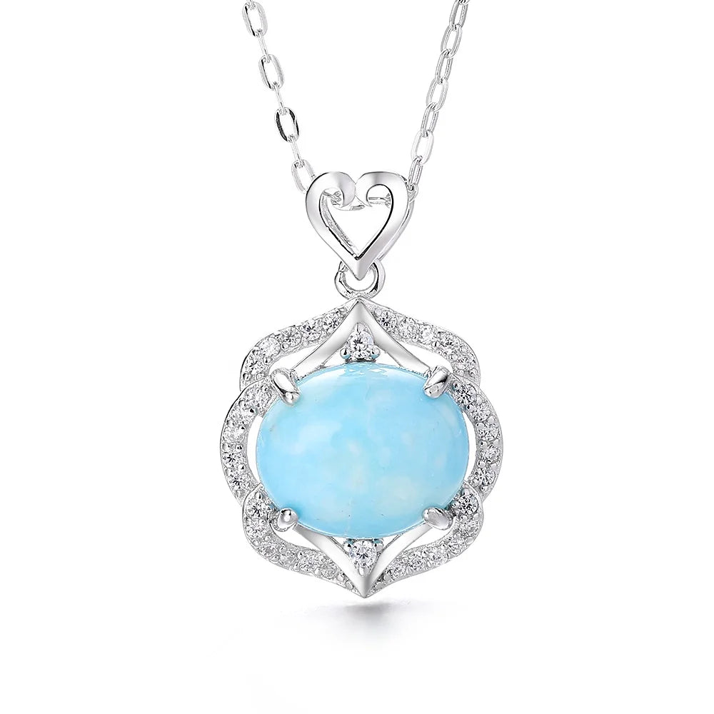 Fashion Pendant Silver Necklace Australian Jewelry Gemstone