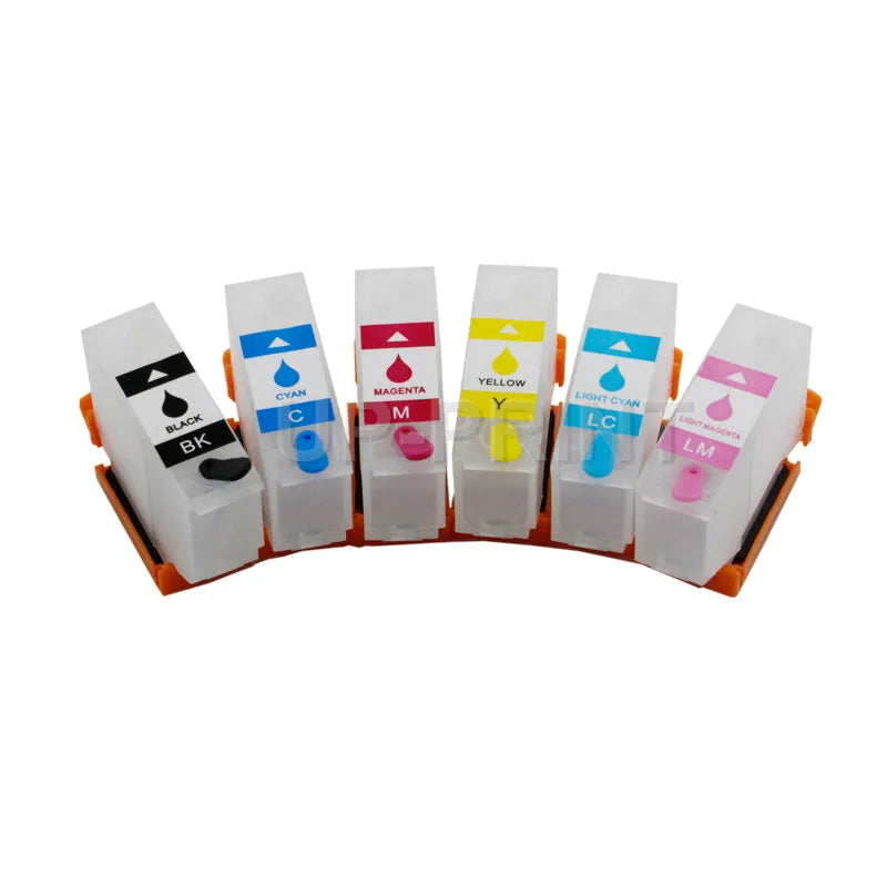 Europe 378 378XL Refillable Ink Cartridge With ARC Chip Compatible for Epson Xp-8500 Xp-8505 Xp-8600 Xp-8605 Xp-8700 Printer
