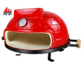 KIMSTONE 21Inch Italian Woodfired Clay Ceramic Charcoal Garden Kitchen Smoker Kamado Grill Pizza Oven