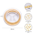 Gold Plated Link Chain Necklace with 50 Jump Rings and 20 Lobster Clasps for Men Women Jewelry Chain DIY Making