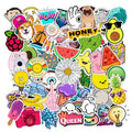 50Pcs Cute Cartoon Fresh VSCO Girl Diy Decor Label Sticker for Girl Children Shop Promotion Gifts Art Waterproof Stickers